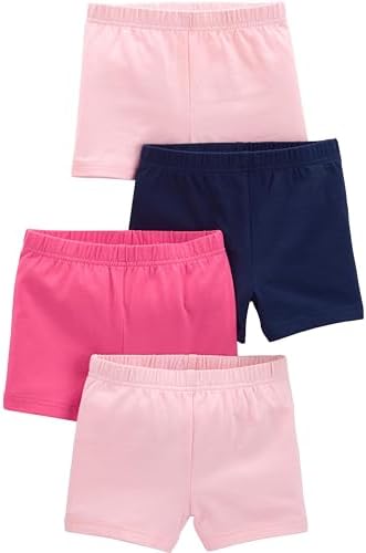 Simple Joys by Carter's Girls' 4-Pack Tumbling Shorts