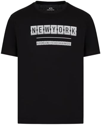 Emporio Armani Men's Regular Fit Cotton Jersey City Name Tee