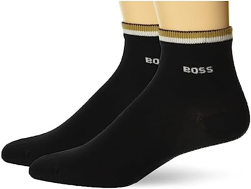 BOSS Men's 2-Pair Iconic Stripe Cotton Socks