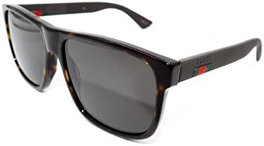 Gucci Polarized Grey Square Men's Sunglasses GG0010S 003 58