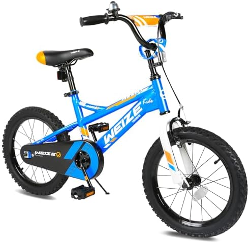 WEIZE Kids Bike, 16 18 20 Inch Children Bicycle for Boys Girls Ages 4-12 Years Old, Rider Height 38-60 Inch, Coaster Brake, Multiple Color Options