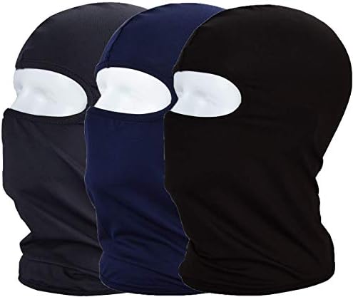 MAYOUTH Balaclava Sun/uv face mask UPF 50+ ski mask Neck Gaiter face Scarf Outdoor Sports 3pack