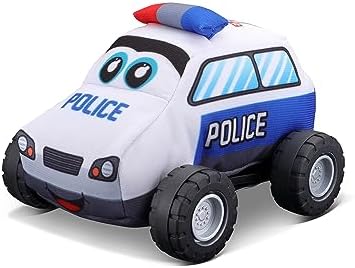 Bburago B16-89053 BB Junior My 1ST Soft Police CAR, Assorted Colours