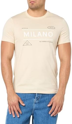 Emporio Armani Men's Slim Fit Cotton Milano Tee