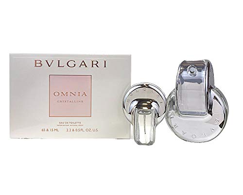 Bvlgari Omnia Crystalline 2 Pc. Gift Set for Women | Edt 0.5 Oz + Edt 2.5 Oz for Women By 0.5 Fl Oz