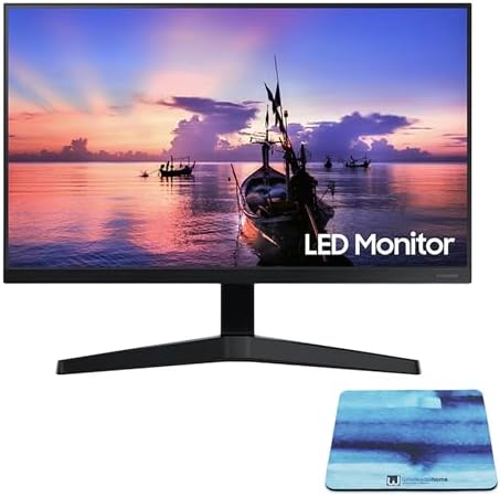 Samsung 27 Inch Monitor, T35F FHD Computer Monitor, 1080p LED 75Hz, HDMI, VGA, Borderless, AMD FreeSync, LF27T350FHNXZA with Wholesalehome Mousepad