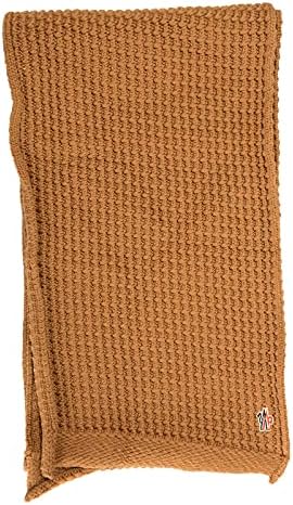 Moncler Unisex Brown 100% Wool Knitted Scarf