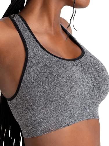 SHAPERMINT Sports Bras for Women - Sports Bra - Womens Workout Tops - Wireless Bra