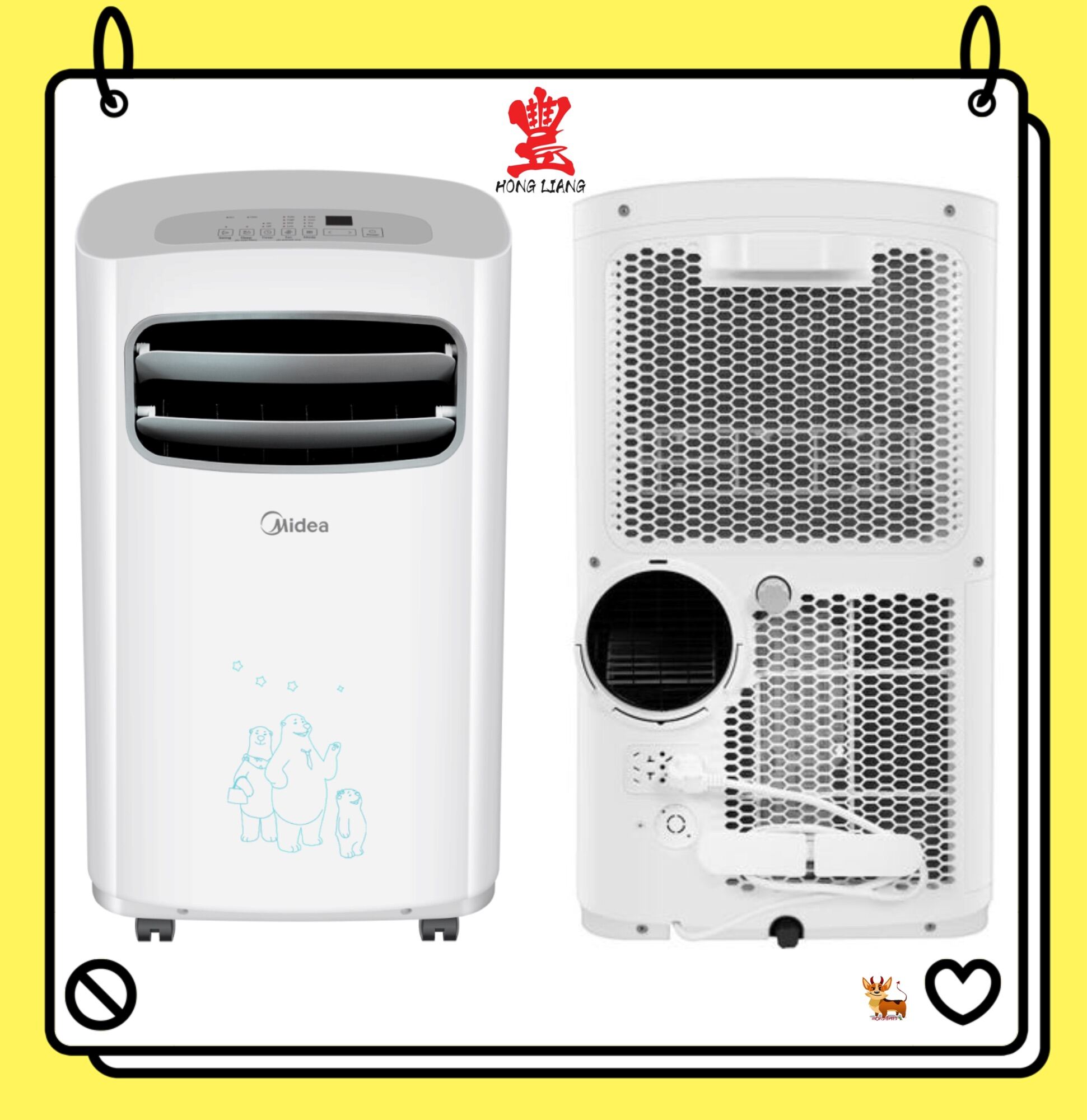 Midea 12K Portable Air Con MPPFB-12CRN1 *FREE INSTALLATION on SLIDING WINDOW