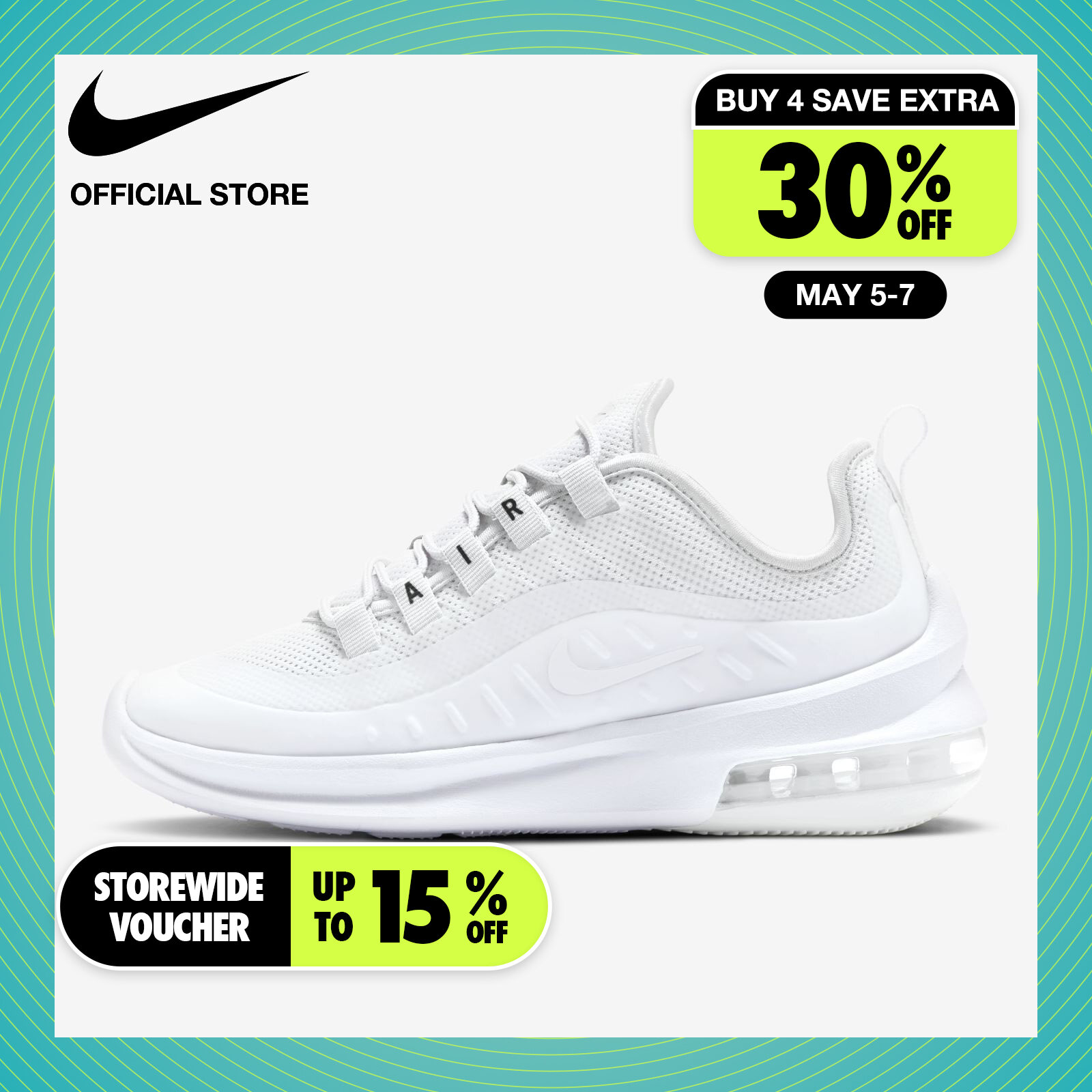 Nike Women's Air Max Axis Shoes - White