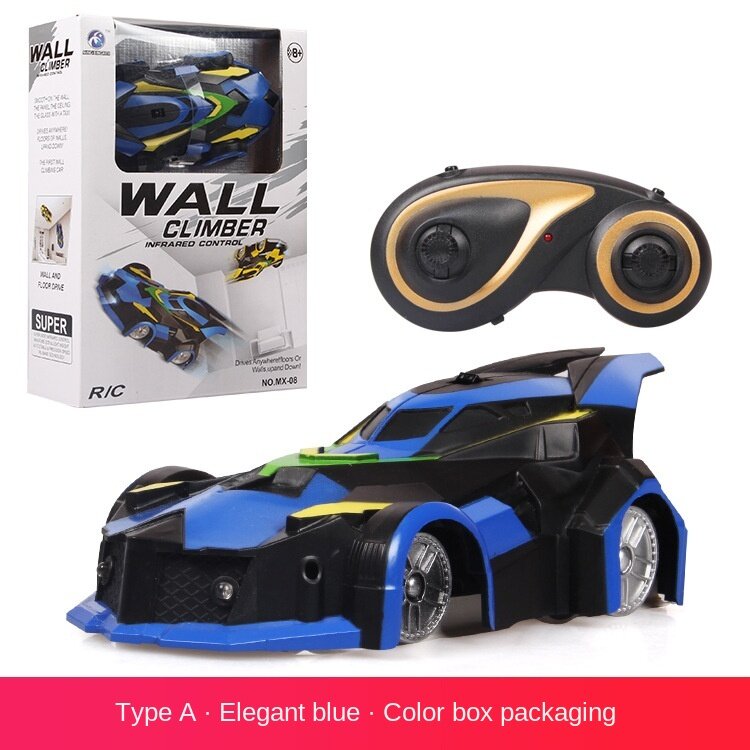 TOYSMARS Wall Climbing Car Stunt RC Car 2.4G Remote Control Anti Gravity Drift Car Ceiling Racer Climber USB Rechargeable Toy Remote Control Cars Toy for Kids Boys Birthday Gift Christmas Gift Mainan 
