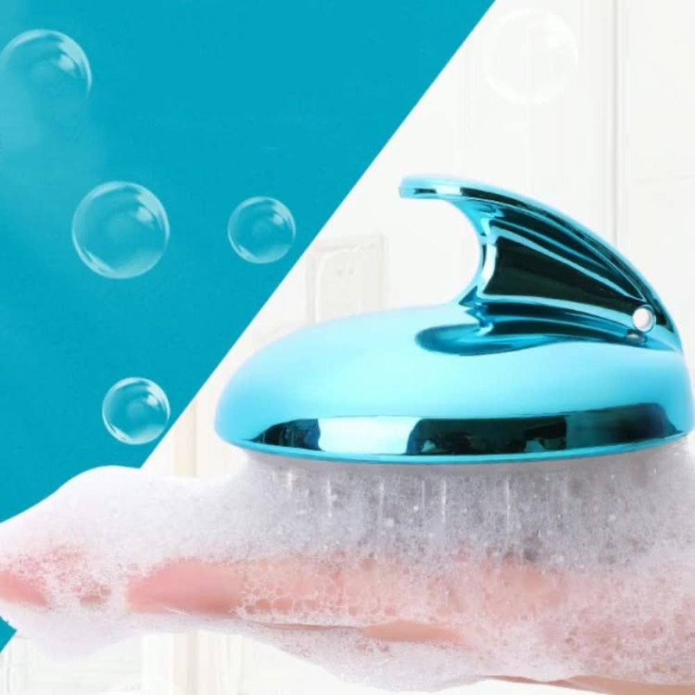 AN249 Scalp Massage Household Shampoo Comb Handheld SPA Hair Washing Comb Scalp Cleaning Dry and Wet Shower Brush Women